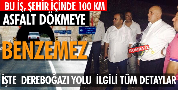 Bu iş, şehir içinde 100 km asfalt dökmeye benzemez