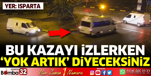 Bu kazayı izlerken 'yok artık' diyeceksiniz