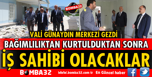 BU MERKEZDE BAĞIMLILIKTAN KURTULACAK GENÇLER İŞ SAHİBİ OLACAK