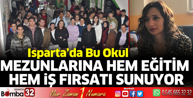 Bu okul mezunlara hem eğitim hem iş fırsatı sunuyor