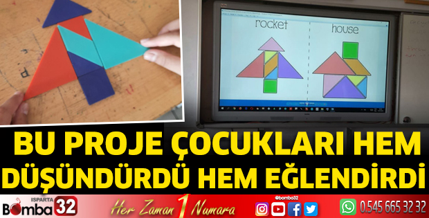 Bu proje çocukları hem düşündürdü hem eğlendirdi