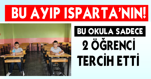 Bu sınıfta sadece 2 öğrenci var!