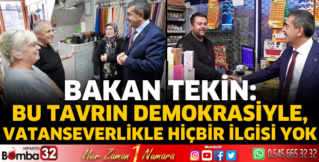 Bu tavrın demokrasiyle, vatanseverlikle hiçbir ilgisi yok