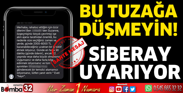 Bu tuzağa düşmeyin