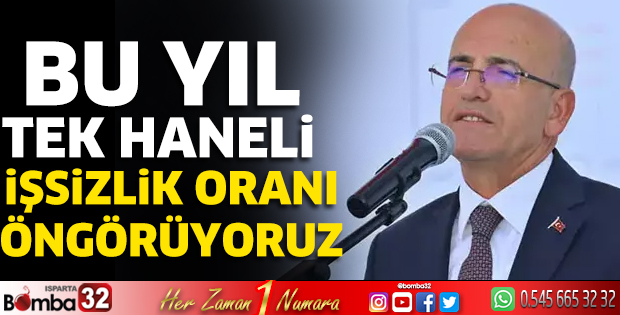 Bu yıl tek haneli işsizlik oranı öngörüyoruz