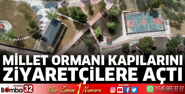 Bucak Millet Ormanı tamamlandı