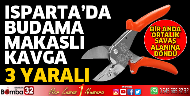Budama makaslı kavga