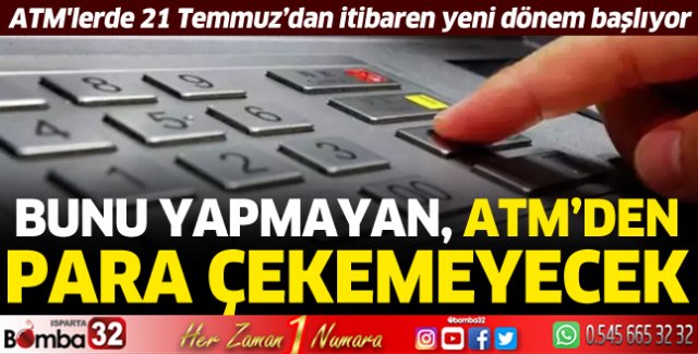 Bunu yapmayan para çekemeyecek 