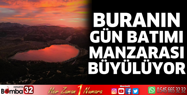 Buranın gün batımı manzarası büyülüyor