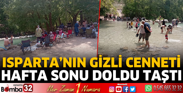 Burası Isparta'nın gizli cenneti