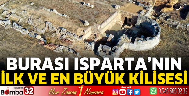 Burası Isparta'nın ilk ve en büyük kilisesi