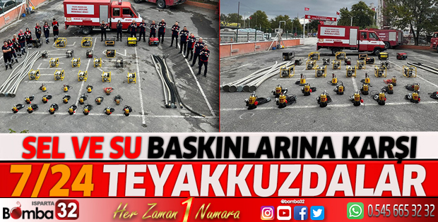 Burdur itfaiyesi 7/25 teyakkuzda!
