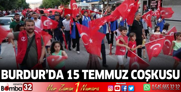 Burdur'da 15 Temmuz programı