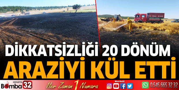 Burdur'da arazi yangınlarının ardı arkası kesilmiyor