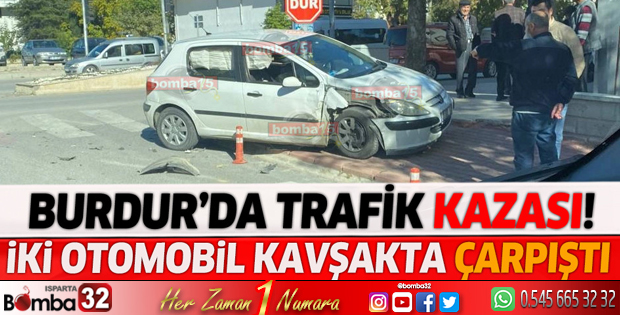 Burdur'da trafik kazası!