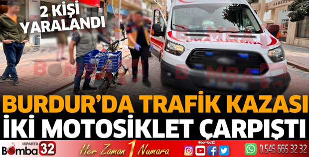 Burdur'da trafik kazası