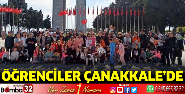 Burdurlu öğrencilerden Çanakkale gezisi