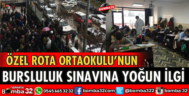 BURSLULUK SINAVINA YOĞUN İLGİ