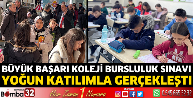 Büyük Başarı Koleji Bursluluk Sınavı gerçekleşti