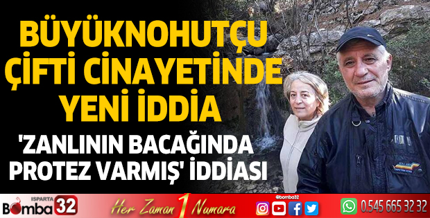 Büyüknohutçu çifti cinayetinde yeni iddia