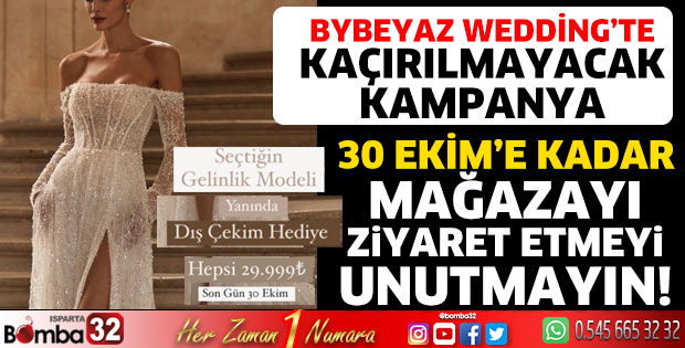 Bybeyazwedding'te kaçırılmayacak kampanya