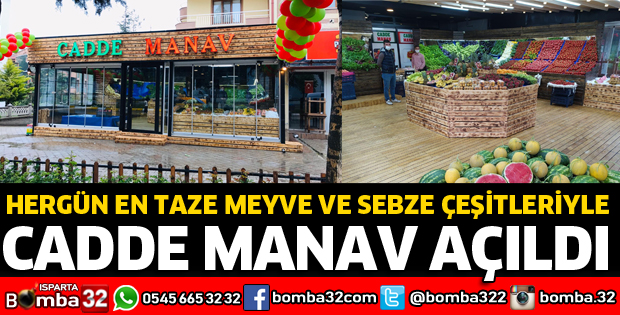 CADDE MANAV AÇILDI