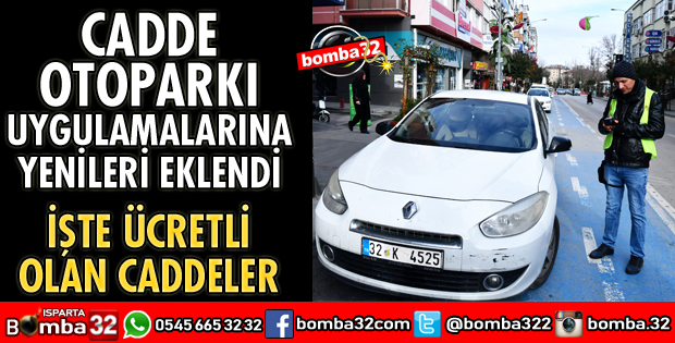 CADDE OTOPARKI UYGULAMALARINA YENİLERİ EKLENDİ