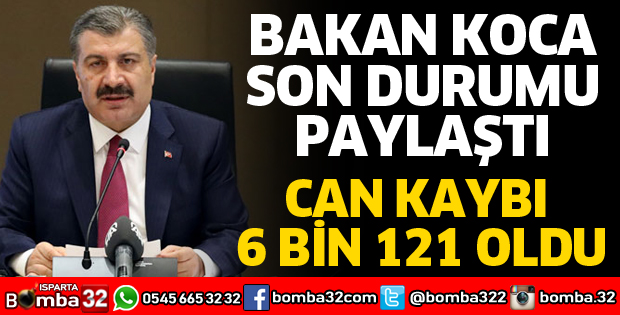 CAN KAYBI 6 BİN 121 OLDU