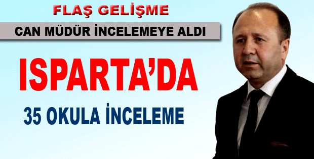 CAN MÜDÜR İNCELEMEYE ALDI