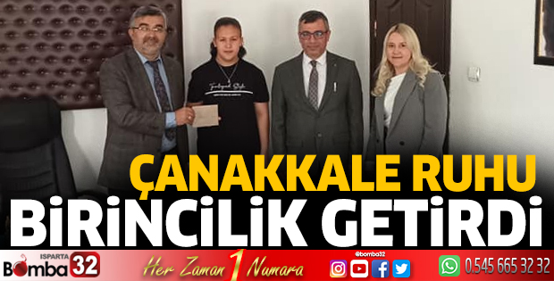Çanakkale Ruhu birincilik getirdi