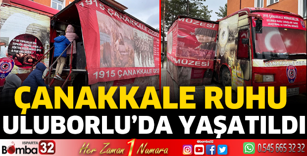 Çanakkale ruhu Uluborlu’da yaşatıldı