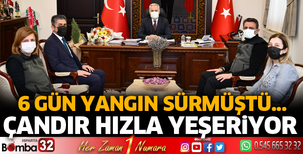 Çandır yeniden yeşeriyor