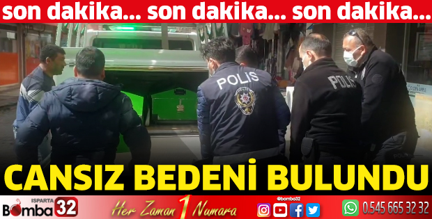 Cansız bedeni bulundu