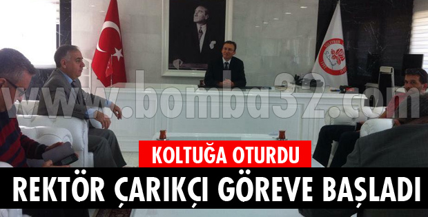ÇARIKÇI MAKAMA OTURDU!
