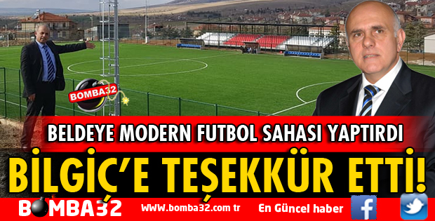 ÇARIKSARAYLAR'A MODERN FUTBOL SAHASI YAPTIRDI