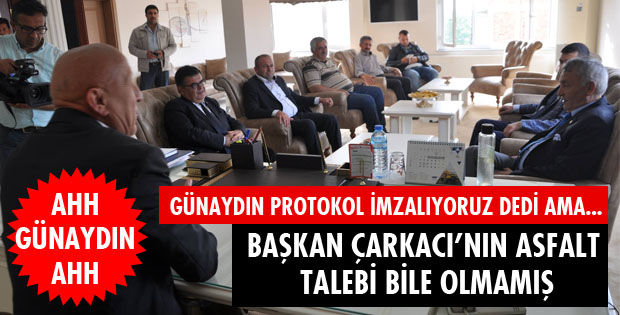 ÇARKACI: GECİKMİŞ BİR ZİYARETTİR 