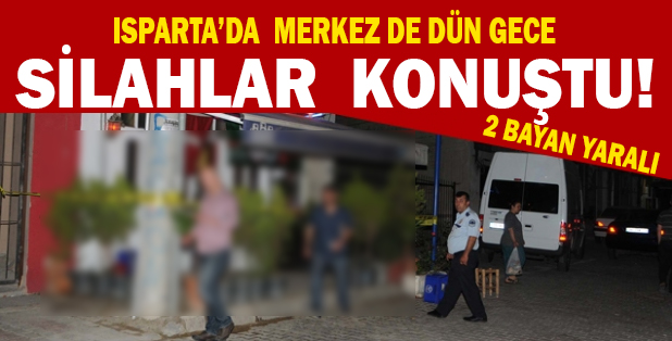 ÇARŞI MERKEZDE SİLAHLA YARALANMA !