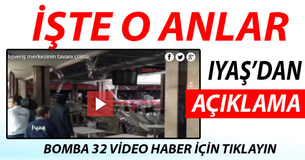 AVM NİN TAVANI ÇÖKTÜ