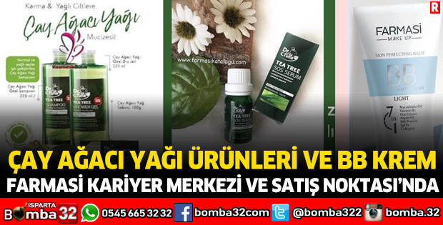Çay ağacı yağı ürünleri ve BB krem Farmasi'de