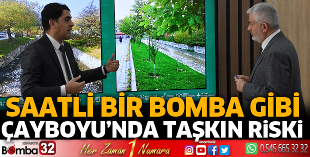 Çayboyu’nda taşkın riski