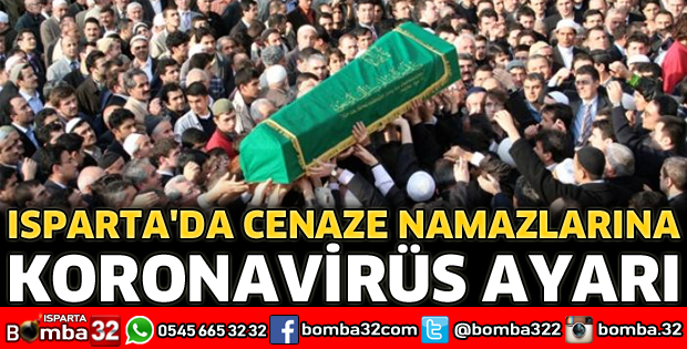 CENAZE NAMAZLARINA KORONAVİRÜS AYARI