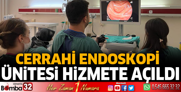 Cerrahi Endoskopi Ünitesi Hizmete Açıldı