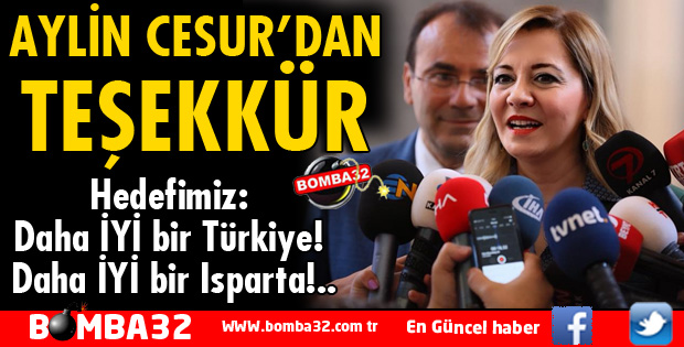 CESUR’DAN TEŞEKKÜR MESAJI