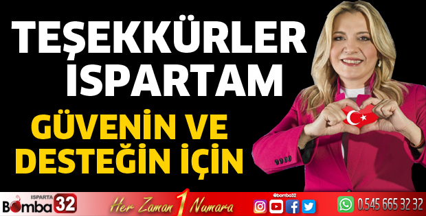 Cesur'dan teşekkür mesajı