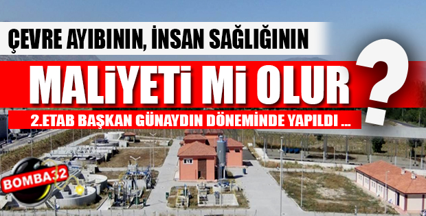 ÇEVRE AYIBININ, İNSAN SAĞLIĞININ MALiYETi Mi OLUR ?