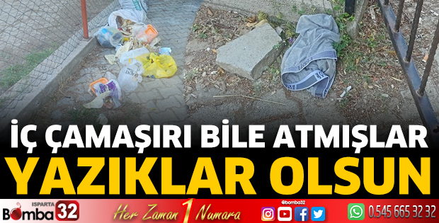 Çevreye böyle zarar verdiler