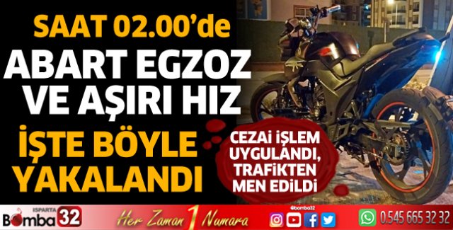 Çevreye rahatsız veren sürücü yakalandı 