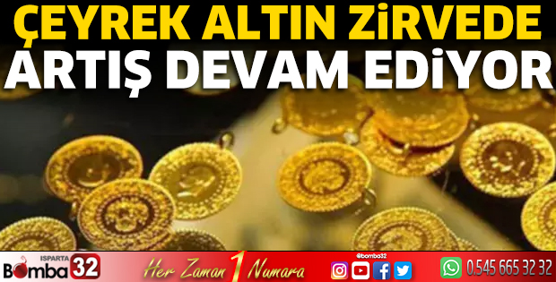 Çeyrek altın zirvede