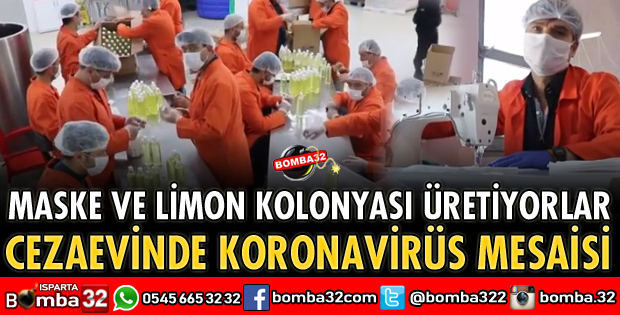CEZAEVİNDE KORONAVİRÜS MESAİSİ