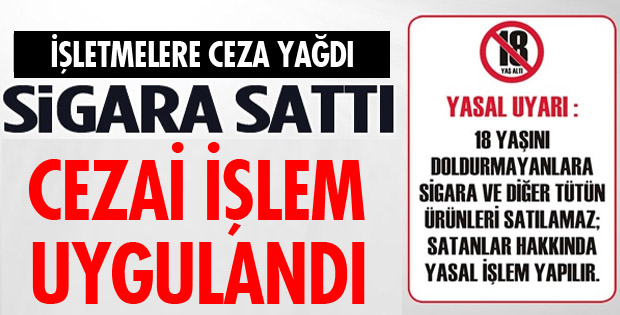 CEZALAR YAĞDI!